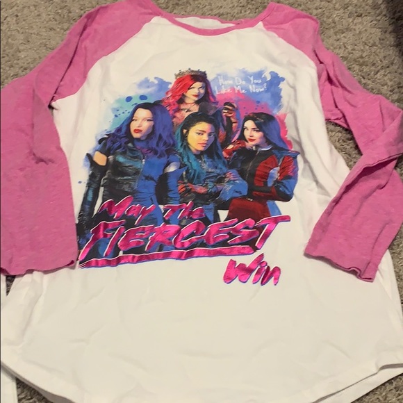 2/$13 EUC Disney XL 14/16 frozen descendents shirt - Picture 6 of 9